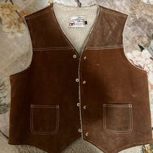 Sherpa Felt Vest with Pockets